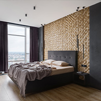 Woods panels  Mosaic pixels